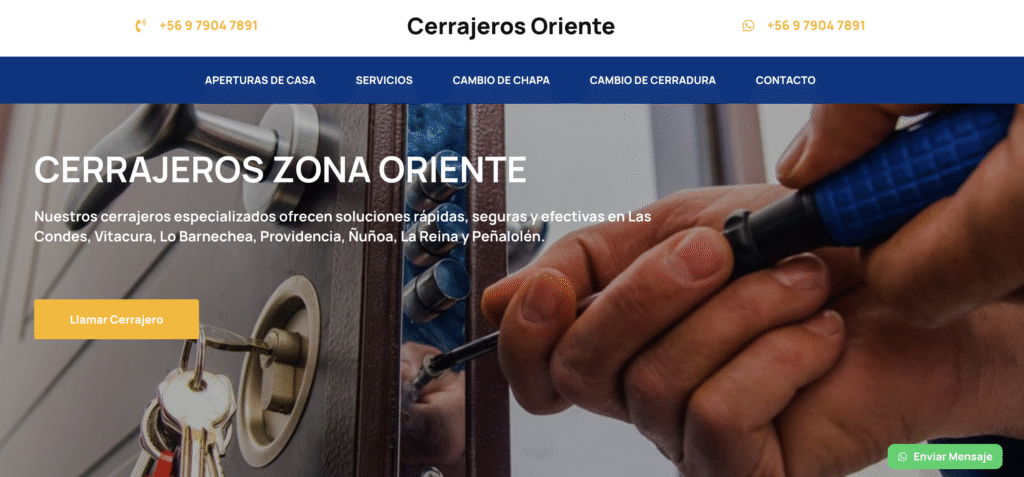 Pagina De Cerrajero Para Google Ads